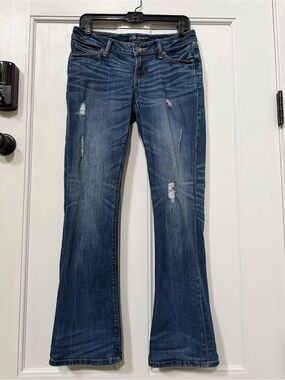 Victoria's Secret Love Distressed Boot Cut Jeans